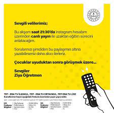 Zi̇ya selçuk i̇nstagram canli yayini (eba tv, uzaktan eğitim,açıklama). Bakan Selcuk Velilerle Instagram Da Bulusacak Yeni Safak