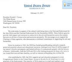 See also memorandum from olc to the attorney general (apr. Two Dozen Senators Send President Trump Nea Neh Letter Americans For The Arts