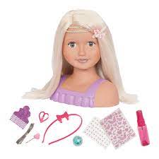 1.8 out of 5 stars, based on 5 reviews 5 ratings current price $38.91 $ 38. Trista Doll Head Doll Hairstyles Styling Head Our Generation