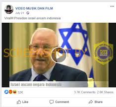Presiden joko widodo (jokowi) secara tegas meminta agar agresi yang dilakukan oleh israel ke palestina segera dihentikan. Salah Presiden Israel Ancam Indonesia Akan Jadikan Indonesia Seperti Palestina Turnbackhoax