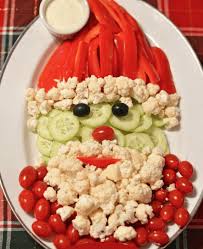 Festive Christmas Veggie Trays Platters Butter With A Side Of Bread festive christmas veggie trays
