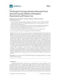 Image result for Hunger Vital Sign Screen