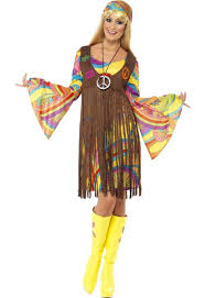 Wir verraten ihnen, wie sie den look problemlos stylen und zeigen ihnen die schönsten frisuren in unserer fotoshow. 70er Jahre Hippie Kostum Fur Damen Herren Kinder Gunstig Kaufen