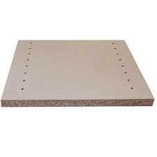 Veranda White Melamine Drilled Wood Panel 15 75 In D X 96 In L 371693 The Home Depot Diy plywood shelves using plywood.