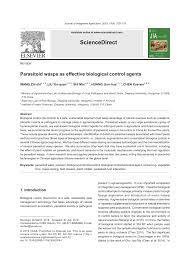 The #1 pest control software for scheduling jobs, routing, sending invoices, & more! Pdf Parasitoid Wasps As Effective Biological Control Agents