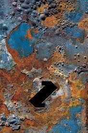 Notch Abstract Nature Artwork Rust