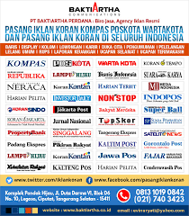 Koran pikiran rakyat, sabtu 16 agustus 2014. Pasang Iklan Koran Pt Baktiartha Perdana Biro Jasa Pasang Iklan Koran Kompas Poskota Wartakota Dan Koran Seluruh Indonesia Baris Display Kolom Lowongan Lowongan Kerja Karier