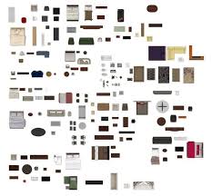 Texture Psd 2d Furniture Floorplan Modern Furniture Sets Interior Presentation Floor Plans