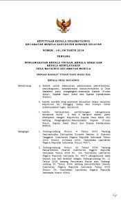 .mengetahui sk tunjangan insentif, tunjangan profesi, sertifikasi, dan sk tunjangan lainnya. Contoh Sk Guru Paud Dari Kepala Desa Seputaran Guru