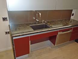 open area under sink for seating or