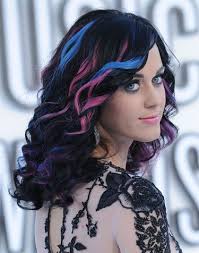 Love The Colors In Her Hair Faixas De Cabelo Apliques De Cabelo Coloridos Reflexos No Cabelo
