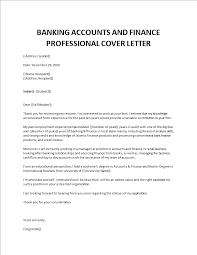 Show bank skills like register operation or customer service. Accounting And Finance Cover Letter