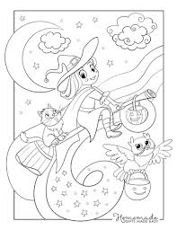 Keep your kids busy doing something fun and creative by printing out free coloring pages. 89 Halloween Coloring Pages Free Printables