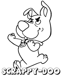 Download this adorable dog printable to delight your child. Scrappy Doo Coloring Sheet To Print Topcoloringpages Net