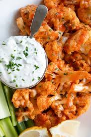 Baked Buffalo Cauliflower Recipe The Forked Spoon