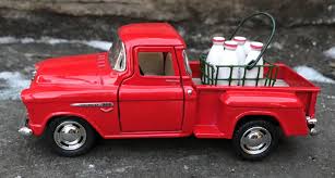 Diecast Vintage Pickup Truck Little Red Truck Decor Farmhouse Truck Decor Farmhouse Red Truck Red Truck Decor Red Pickup Trucks Red Truck Decor Farm Trucks