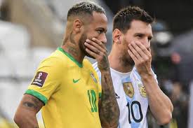 Sunday's world cup qualification match between brazil and argentina was called off after brazilian health officials rushed onto the field to . Pty R 9ipipi2m