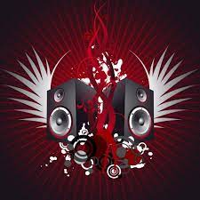 Music Illustration With Wing And Speakers Vector Music Illustration Png And Vector With Transparent Background For Free Download Music Illustration Illustration Music Festival Poster