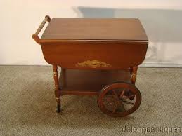 38044 Hitchcock Solid Cherry Tea Cart Furniture Tea Cart American Decor