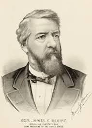 Hon. James G. Blaine Print, 1884 Republican Candidate. Art Prints, Posters  & Puzzles from Mary Evans