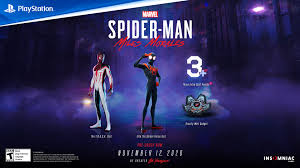 Miles morales, playstation 5, dark background, 2020 games, games, #1490 for free download. Marvel S Spider Man Miles Morales Insomniac Games