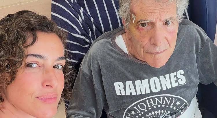 Blanca Romero, destrozada por la muerte de su padre Rafael, fallecido a los  81 años en Gijón
