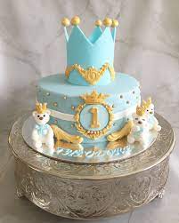 one year old birthday cake blue and gold baby birthday cakes 1st birthday cakes paris birthday cakes