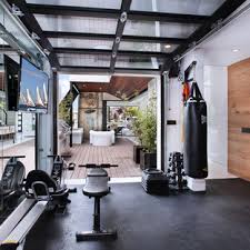 Best home gym design ideas people concerned with bodybuilding prefer having the entire infrastructure of the gyms in the comfort of their homes. 75 Beautiful Home Gym Pictures Ideas August 2021 Houzz