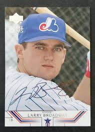 2002 Upper Deck (Future Gems) SIGNED: Larry Broadway, EХPOS #37