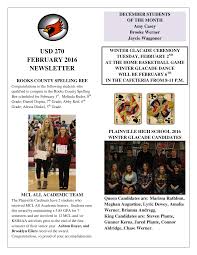 USD 270 FEBRUARY 2016 NEWSLETTER