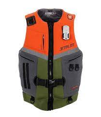 Speedo life jacket vest water ski jet ski boating child pink floral vest. Jetski Life Vests L 50s Approved
