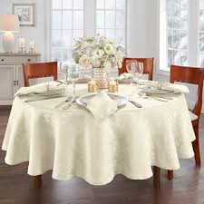 Enjoy parties and picnics without the messy cleanup and set the table in your preferred color of choice for a cheerful and vibrant tablescape using tableclothsfactory's plastic tablecloths round tables. Round Christmas Tablecloth Target