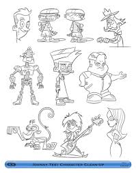 Print coloring of johnny test and free drawings. Johnny Test