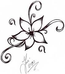 Narcissus Flower Tattoo Black And White Google Search Easy Flower Drawings Flower Drawing Flower Sketches