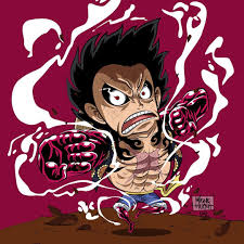 Luffy 1080 x 1080 : Migne Art Director Illustrator Luffy Gear 4th 100 Vector