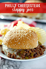 Philly Cheesesteak Sloppy Joes Are A Fun Twist On Two Favorite Sandwiches So Simple To Make And In 2020 Philly Cheesesteak Sloppy Joes Cheesesteak Philly Cheese Steak