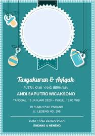 Jika anda beragama islam pasti taulah apa itu aqiqah. Gambar Terkait Dengan Background Undangan Aqiqah