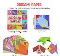 Foska Hot Sale Easy to Fold Colorful Cartoon Origami Paper for Kids &  Adults Folding Crafts DIY School Arts Crafts