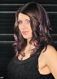 You can go all mysterious and vampy if you choose a dark tone of purple highlights as shown in the. Dark Brown Hair With Purple Highlights Underneath Shopping Guide