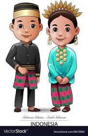 Model baju bella dada ini sendiri baju yang berbentuk jas dengan. Sulawesi Selatan Pakaian Pengantin Pria Kartun Gambar Tarian