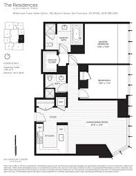 Millennium Tower Skybox Realty Floor Plans Flooring Living Dining Room