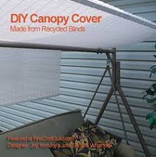 When the awning for an outdoor swing gets torn or tattered you may be able to fashion a new canopy. Diy Canopy For An Old Outdoor Swing Diy Easy Outdoor Swing Cushion Cover Withheartandverve