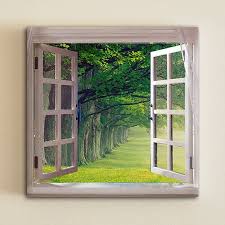 See A Lovely Summer Day On Any Wall In Your Home Window Painting Window Art Window Mural
