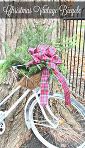 Vintage Bicycle Dressed For Christmas New House New Home Vintage Bike Decor Bicycle Decor Bicycle