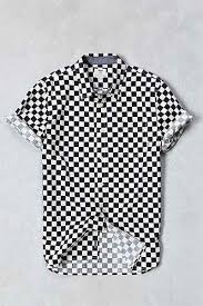Black And White Striped T Shirt Roblox Vans Checkerboard Print Short Sleeve Button Down Shirt Couple Shirt Design Vans Checkerboard Vans Shirt