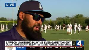 Lawson Lightning play 1st ever game tonight