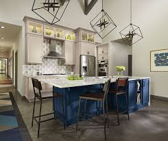 I painted my dining room a grayish blue and i like it better than the yellow walls, i'll post a photo of that too. Contemporary Blue And Gray Kitchen Cabinets Decora Cabinetry