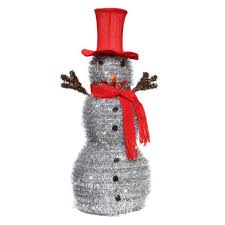 Take advantage of our sitewide sale: Wisremt Pop Up Collapsible Tinsel Christmas Tree Snowman With Hat Removable Hands And Scarf Easy Assembly Reusable Artificial Glittery Snowman For Indoor Outdoor Xmas Decoration Walmart Com Walmart Com
