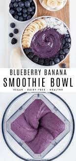 Blueberry Banana Smoothie Bowl Recipe In 2020 Smoothie Bowl Recipe Healthy Easy Smoothie Recipes Blueberry Banana Smoothie Bowl