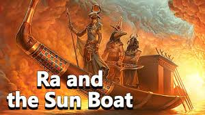The ancient egyptians would believe him to be the creator of the world. Ra And The Sun Boat God Of Sun Egyptian Mythology See U In History Youtube